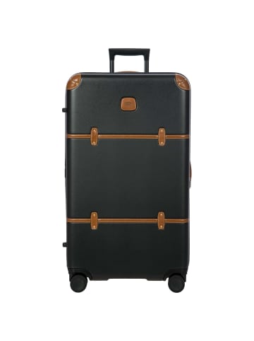 BRIC`s Bellagio Trunk - 4-Rollen-Trolley 80 cm recycelt (cream) in black/tan