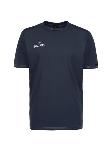 Spalding T-Shirt Team II in dunkelblau / weiß