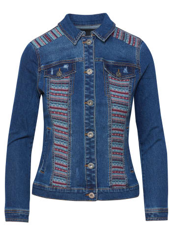 KOROSHI JEANSJACKE in blau