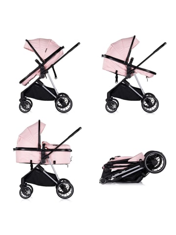 Chipolino Kinderwagen Aura 2 in 1 in rosa