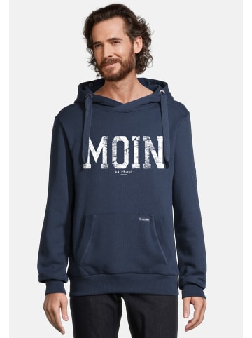 Salzhaut Hoodie HEFF - MOIN in Navy - White