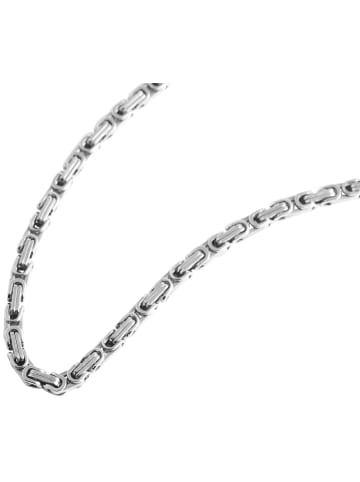 Adeliás Herren Halskette – Königskette aus Edelstahl 70 cm in silber