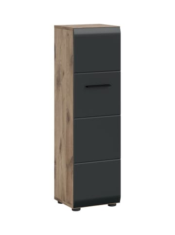 ebuy24 Badschrank Ice Schwarz 30 x 30 cm