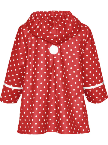 Playshoes Kinder Regenjacke "Regen-Mantel Punkte" in Rot