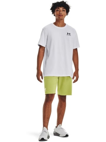 Under Armour T-Shirt "Heavyweight" in Weiß