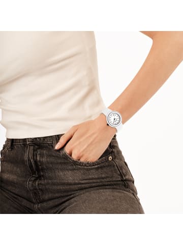 Hip Hop Uhren hero.dot bezel weiss