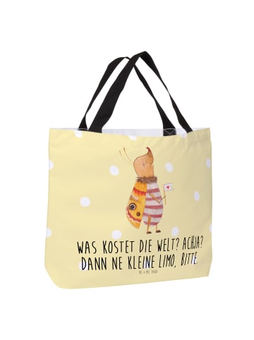 Mr. & Mrs. Panda Beutel Nachtfalter Fähnchen mit Spruch in Gelb Pastell