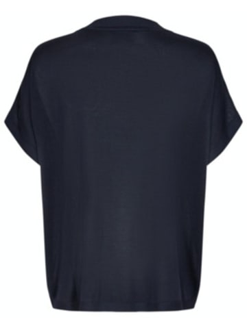 NÜMPH Kurzarmpullover für Damen in dunkel-blau