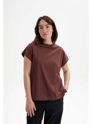 MELA Damen T-Shirt MADHU in bitter choc