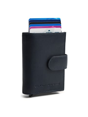 The Chesterfield Brand Hollis Geldbörse RFID Schutz Leder 10 cm navy