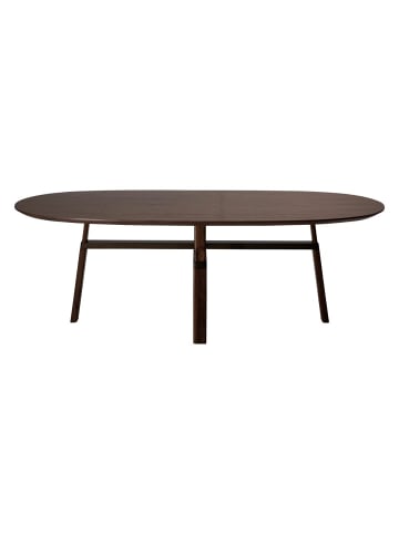 ebuy24 Esstisch Cross Nussbaum 112 x 220 cm