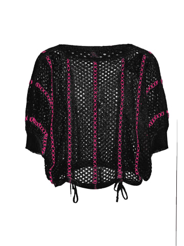 immy Strickpullover in Schwarz Pink