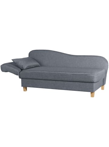 others RECAMIERE mit Armteil links klappbar Katia Bezug Flachgewebe Buche natur / denim