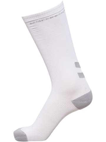 Hummel Hummel Compression Socken Elite Multisport Erwachsene Schnelltrocknend in WHITE/ALLOY