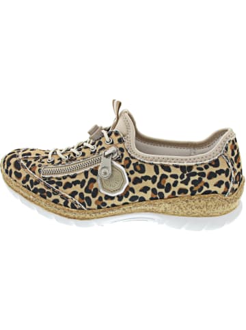 rieker sportlicher Schnürer Beige