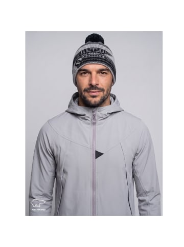 Eisbär Nona Oversize Pompon Bommelmütze Unisex in grau
