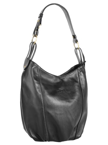 Samantha Look Shopper echt Leder in schwarz