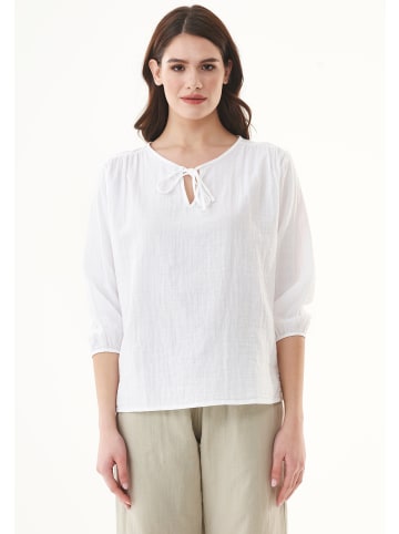 Organication Bluse "WOR15126" in Weiß