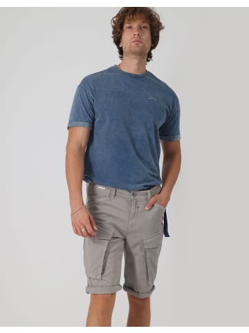 miracle of denim Hosen Elias Cargo Bermuda in Light Grey