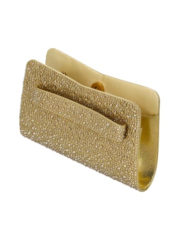 faina Women Clutch in Gold