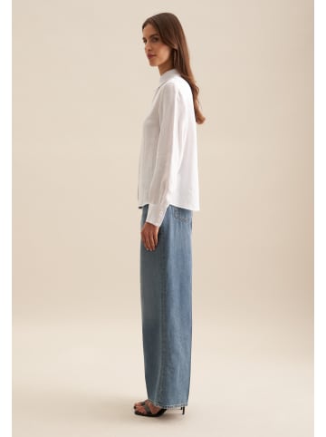 Seidensticker Hemdbluse Regular in Weiß