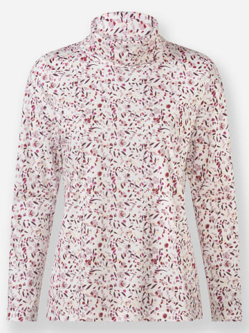 WITT WEIDEN Druck-Shirt in ecru-mauve-bedruckt