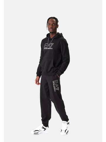 EA7 Sweatshirt in schwarz