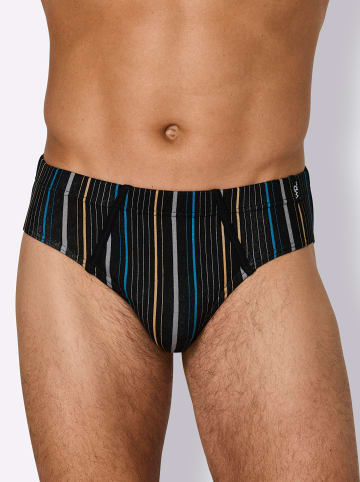 WITT WEIDEN Slip in schwarz + schwarz-gestreift