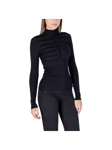 Morgan de Toi Schwarz Viskose Rollkragenpullover