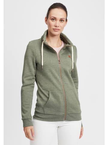 Oxmo Sweatjacke OXVicky Sweat Zip-Jacke in Grün