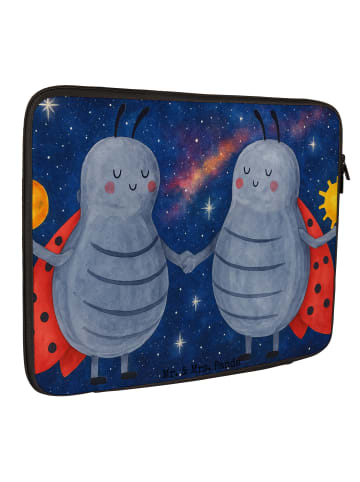 Mr. & Mrs. Panda Laptop Hülle Sternzeichen Zwilling Design ohne ... in Weiß