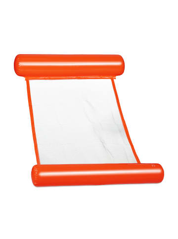 relaxdays Schwimmhängematte in Orangerot - (B)75 x (T)110 cm