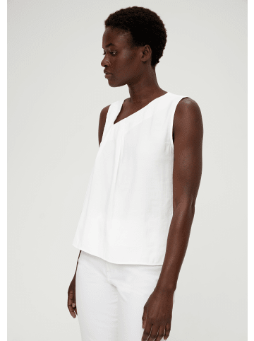 s.Oliver Bluse ärmellos in Creme