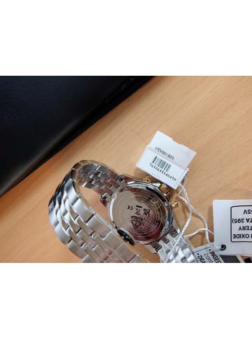 Versace Analoguhr für Herren in silber