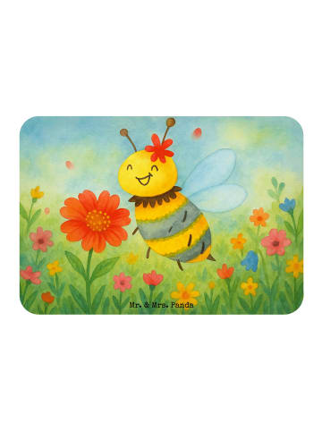 Mr. & Mrs. Panda Magnet Biene Blume Design ohne Spruch in Weiß