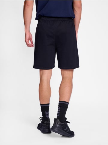 Hummel Sweatshorts Regular Fit Sweatstoff elastischer Bund in Schwarz-2