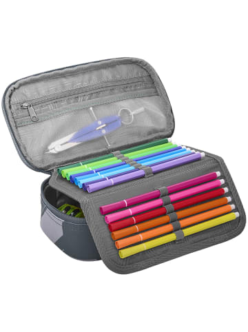 Coocazoo Schlampermäppchen Dark Race in grau