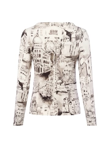 MARC CAIN COLLECTIONS Langarmshirt in ecru grau