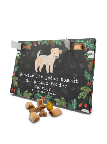 Mr. & Mrs. Panda Hunde Adventskalender Border Terrier Moment mit... in Kreidetafel