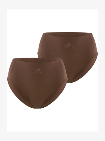 adidas Slip HI LEG BRIEF in braun-mel.