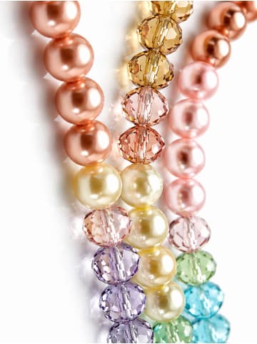 collezione alessandro Halskette " Glaspastell " in multi