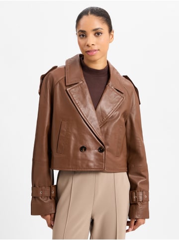 MARC CAIN COLLECTIONS Lederjacke in cognac