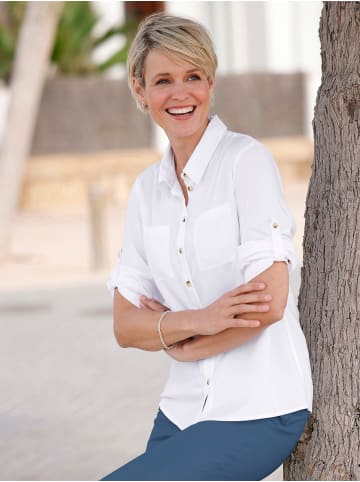 Sieh an! Bluse in weiß