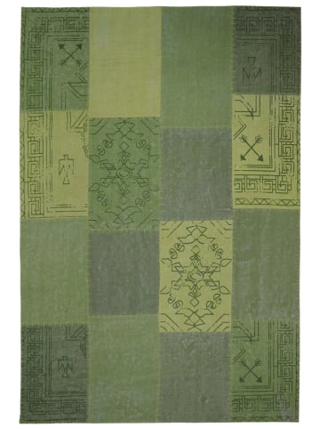 Kayoom Kurzflor Teppich Lyrical 210 in multi - grün - rechteckig