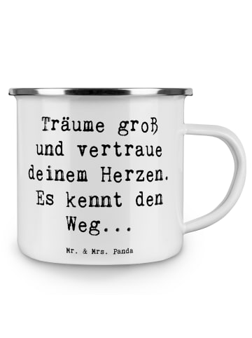 Mr. & Mrs. Panda Becher Spruch Herzen Vertrauen mit Spruch in Weiß