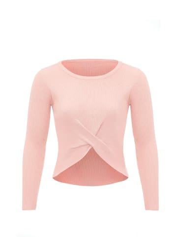 leo basics Strickpullover in Rosa