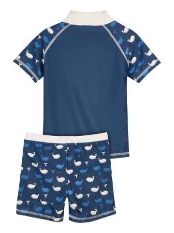 Playshoes UV-Schutz Bade-Set Wal in marine