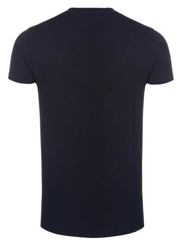 Armani Rundhals T-Shirt für Herren in schwarz