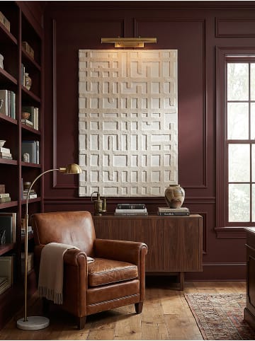 KADIMA DESIGN Langflor-Teppich für Fußbodenheizung FORSS modern Wohnzimmer Diele in Creme