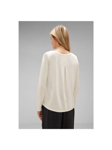 Street One Langarmshirt in lucid white